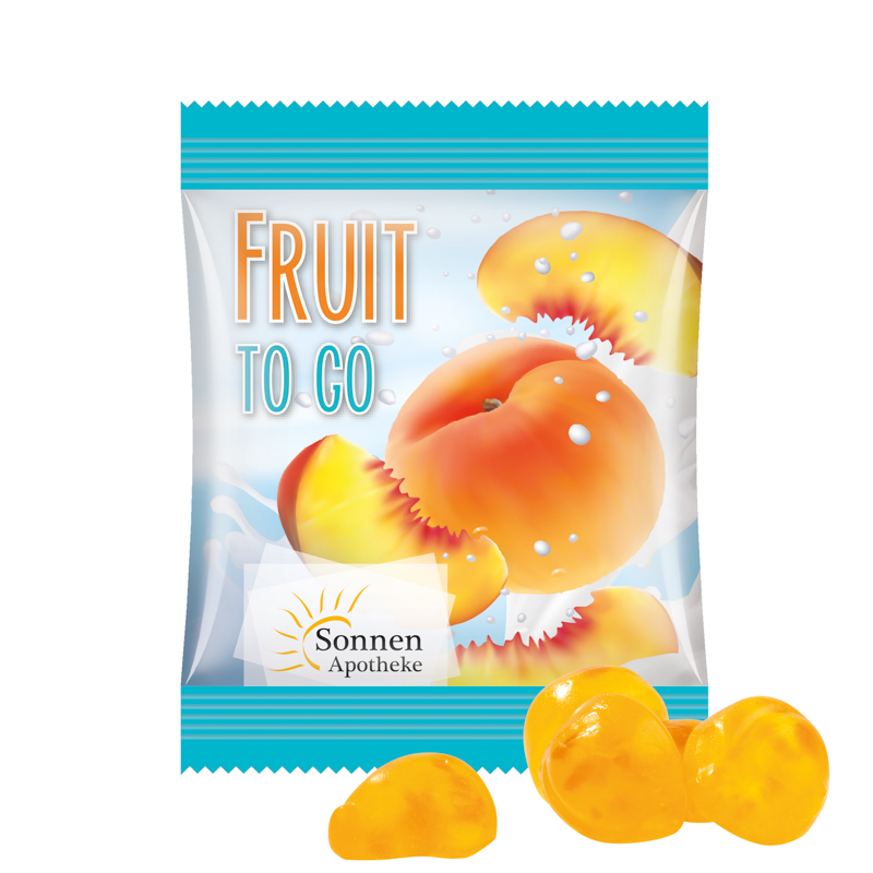 Minitüte, 15 g, Folie weiß, Trolli Vitamin Fruchtgummi