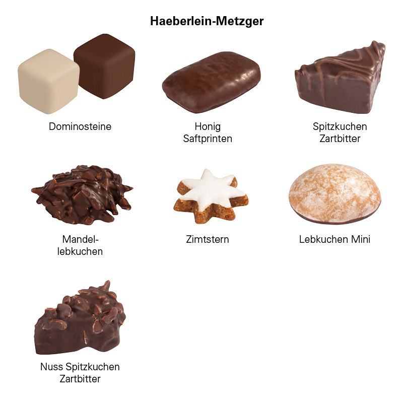 Geschenkdose aus Metall, Haeberlein-Metzger Lebkuchen-Mischung
