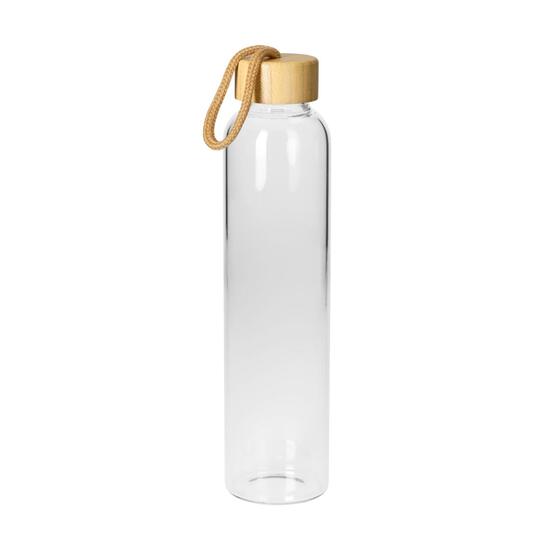 Glasflasche mit Hülle "Bamboo" 0,65 l