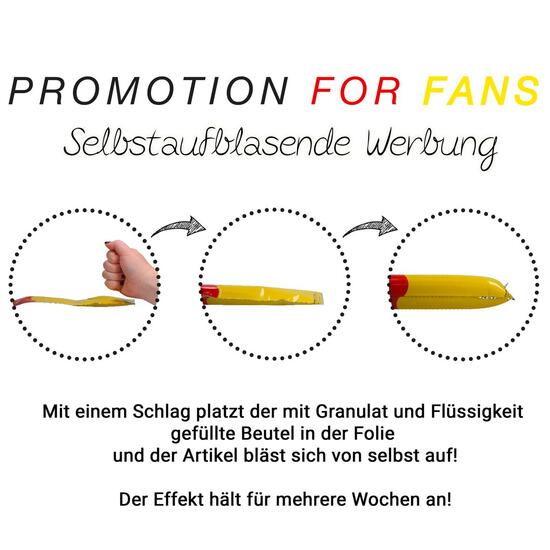Klopfschlauch-Sticks, selbstaufblasend "Deutschland"