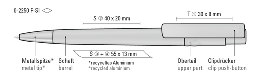 RECYCLED PET PEN PRO F SI