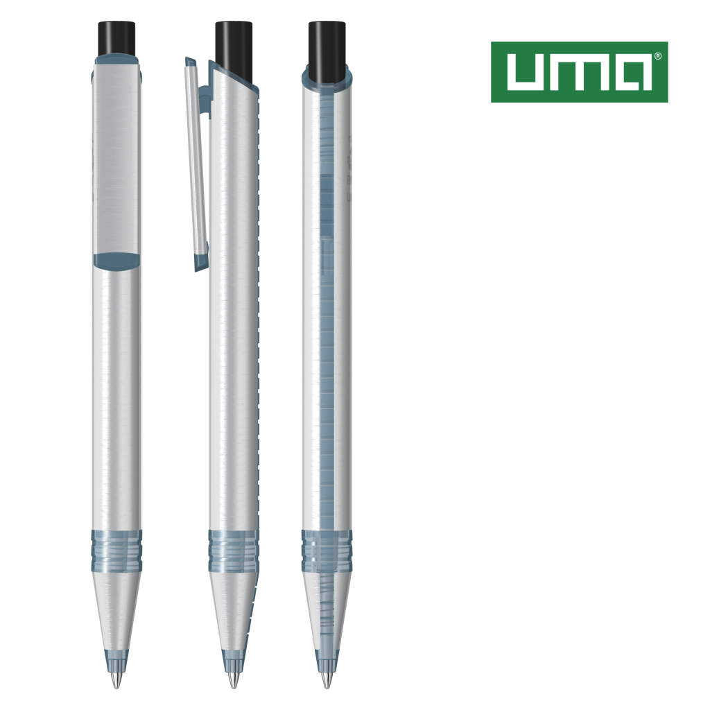 RECYCLED PET PEN ALUMA transparent