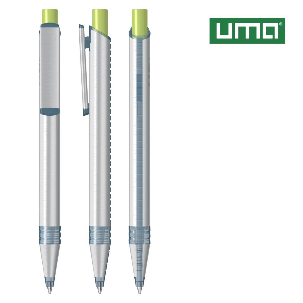 RECYCLED PET PEN ALUMA transparent