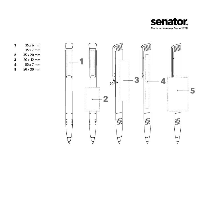 senator Super Hit Clear SG  Druckkugelschreiber