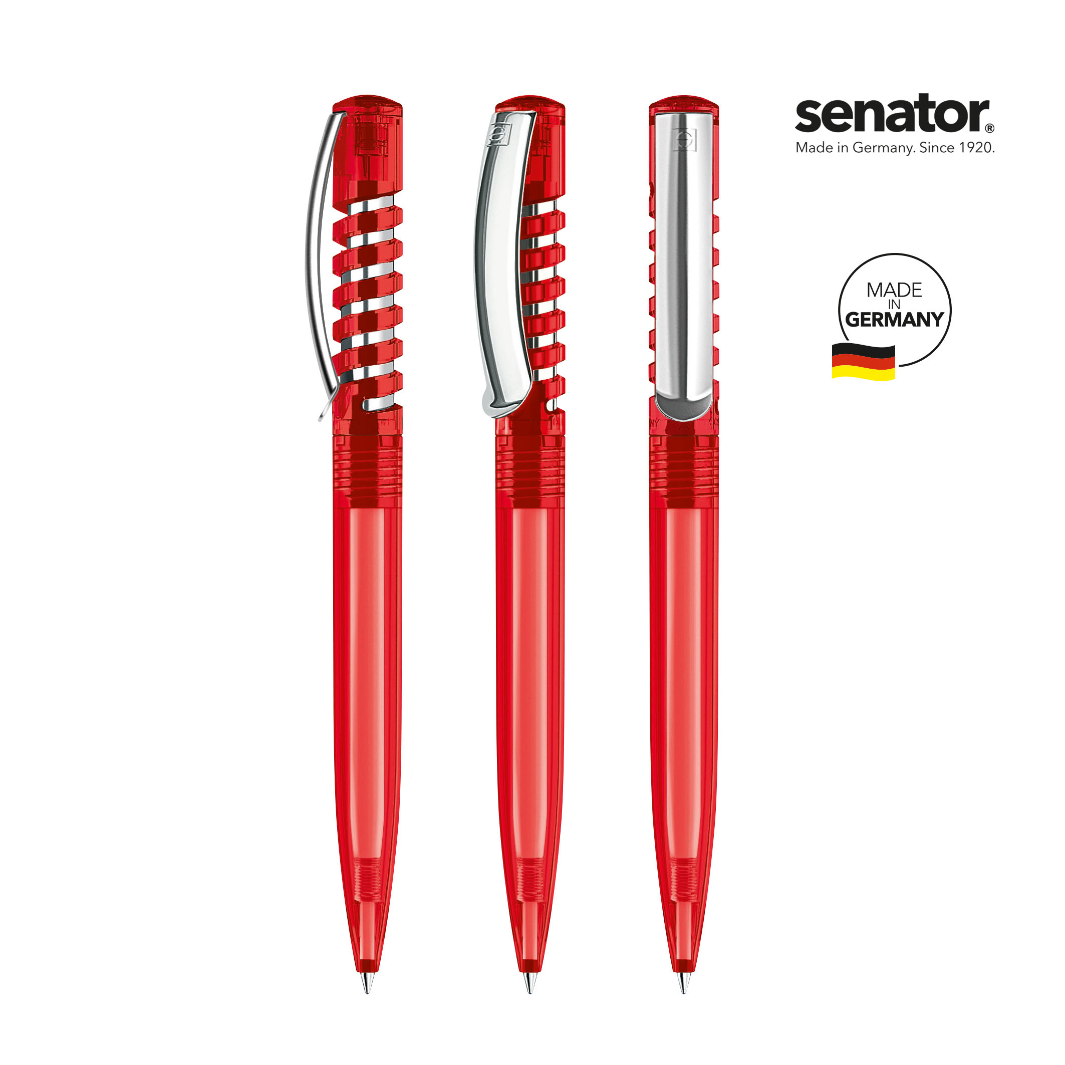 senator New Spring  Clear MC  Druckkugelschreiber