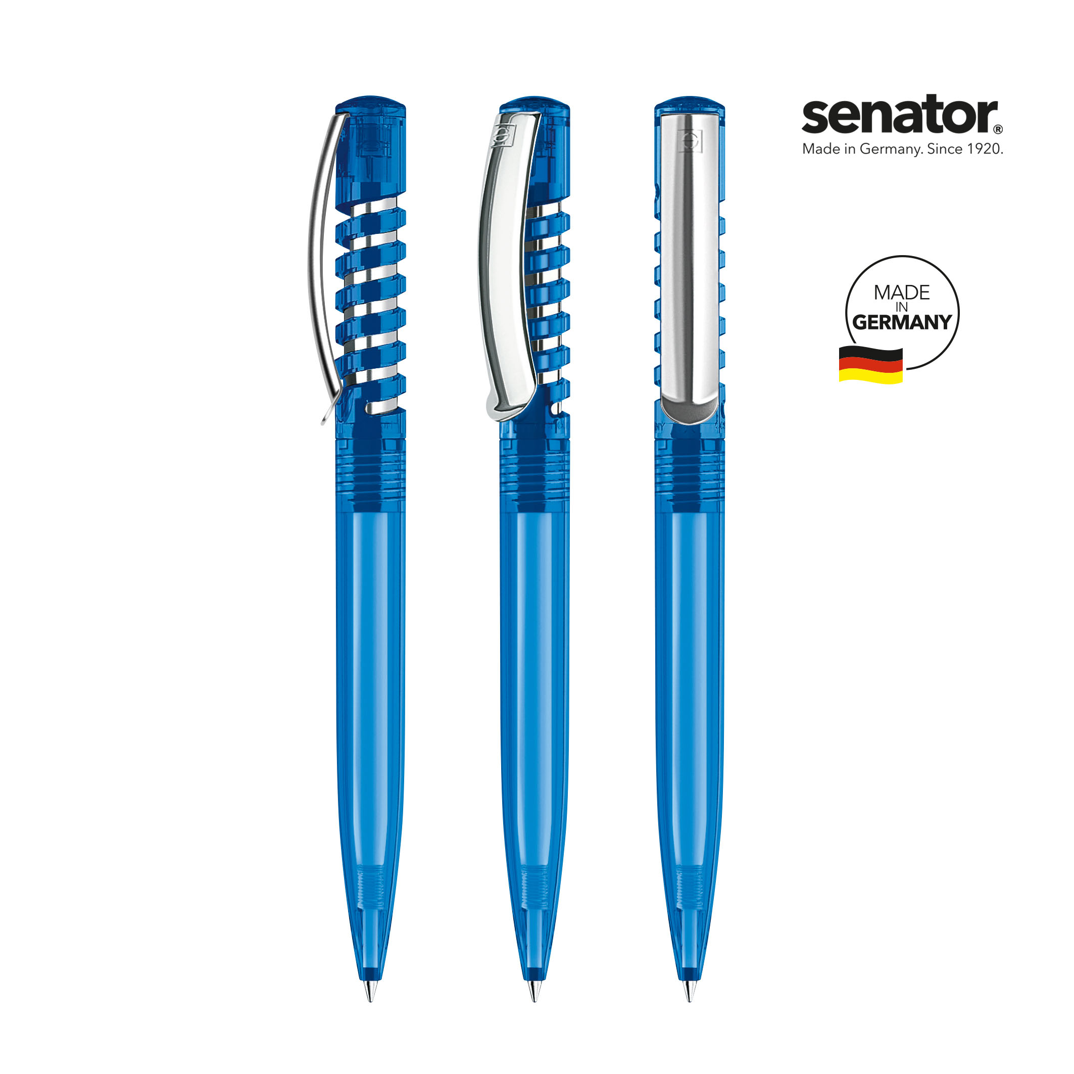 senator New Spring  Clear MC  Druckkugelschreiber