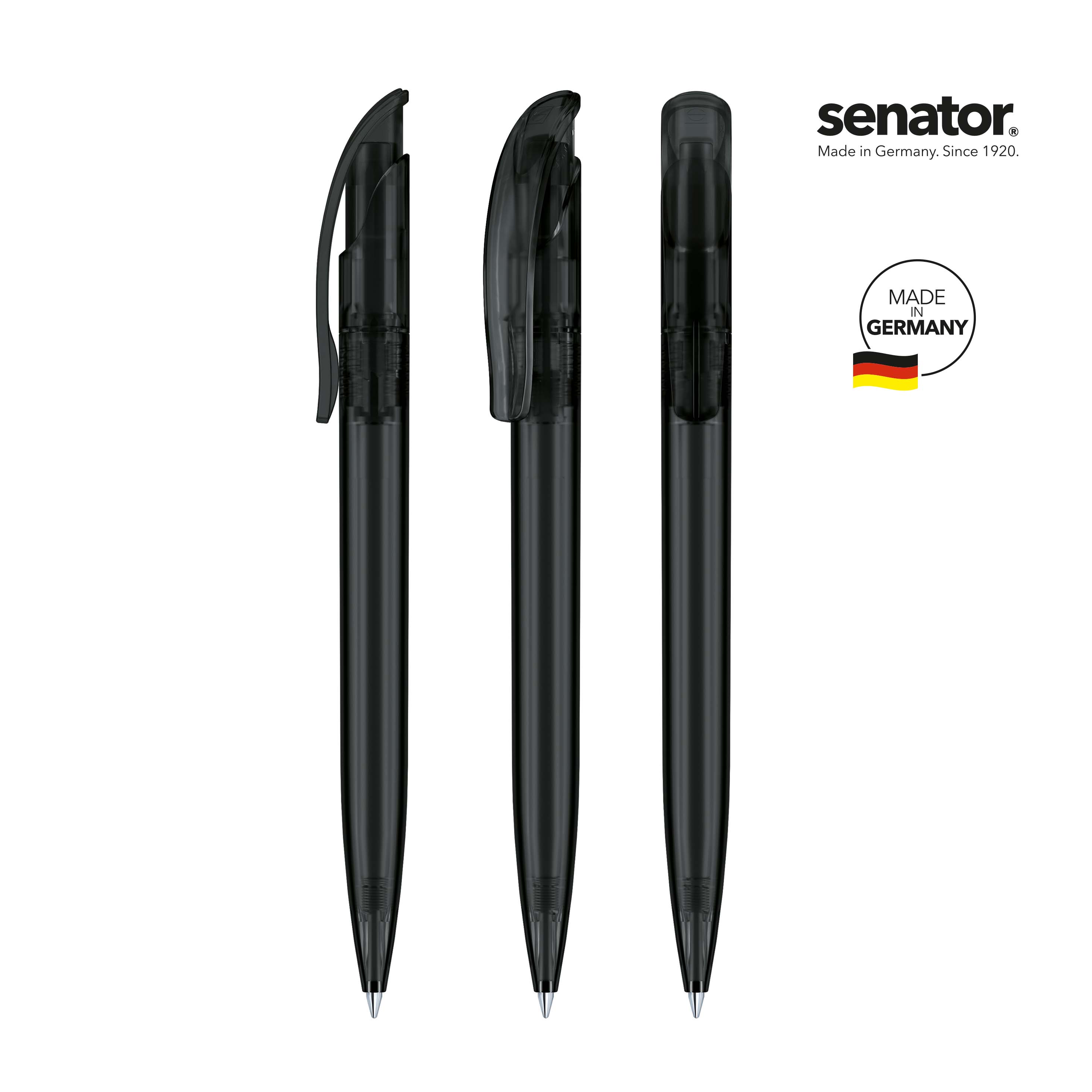 senator Challenger Frosted  Druckkugelschreiber