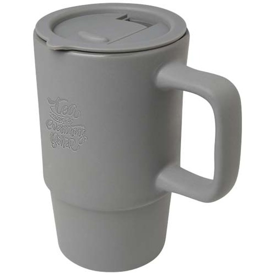 Carter 450 ml Keramiktasse mit Kunststoffdeckel