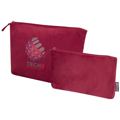 Swift GRS-recyceltes Kulturbeutelset aus Samt