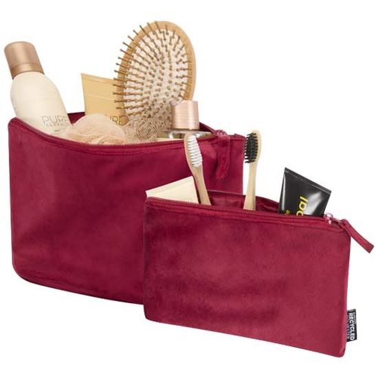 Swift GRS-recyceltes Kulturbeutelset aus Samt