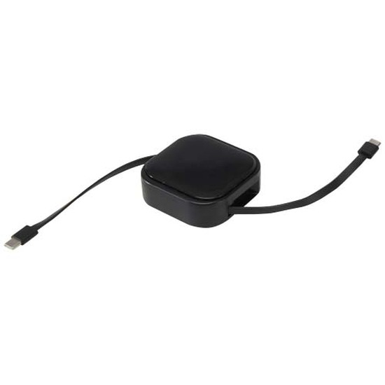 Gloas Aufrollbares 5 in 1 Kabel aus Recyclingmaterial mit Datensynchronisierung und 100 W Schnellladefunktion sowie Smartphone Toolkit