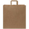 Kraftpapiertasche 80-90 g/m² mit flachen Griffen – XL