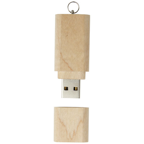 USB-Stick 3.0 aus Holz mit Schlüsselring