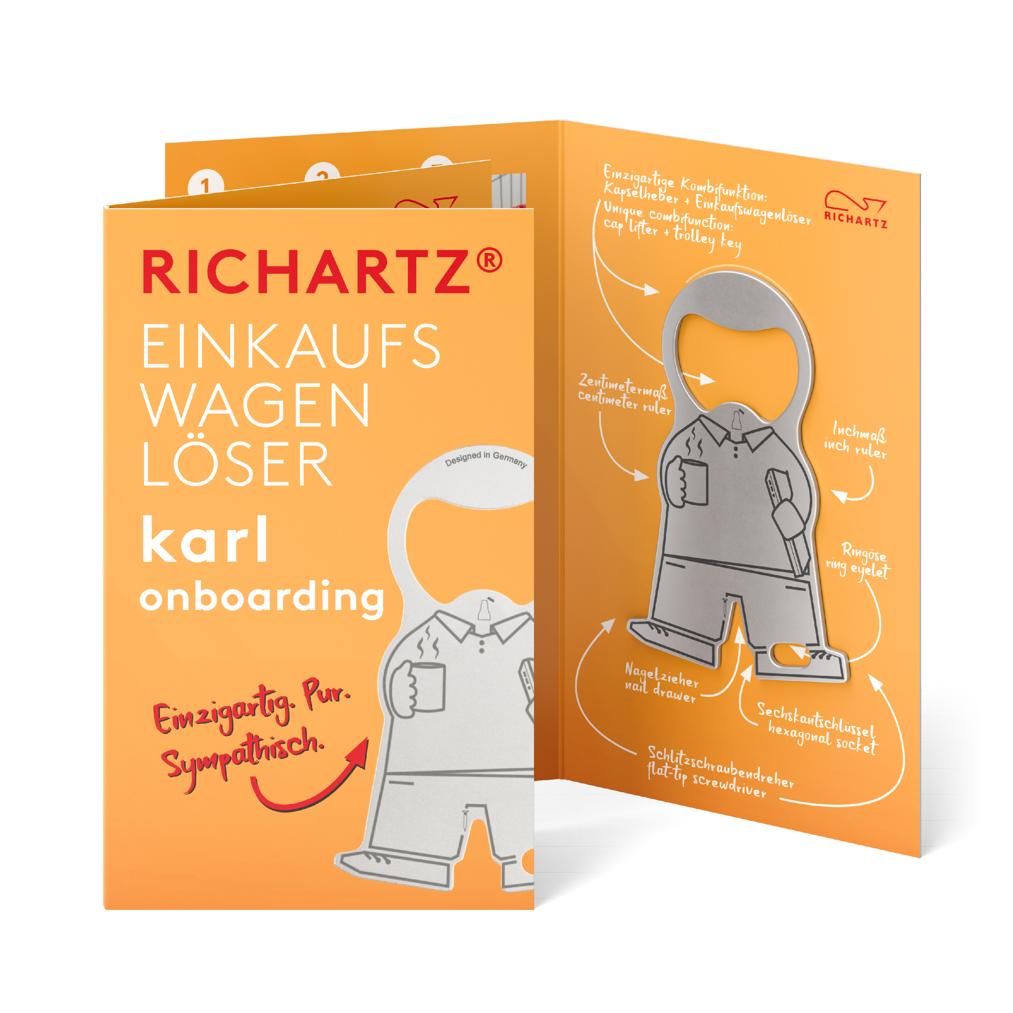 RICHARTZ® EINKAUFSWAGENLÖSER karl onboarding