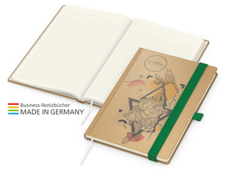 Match-Book Creme Bestseller A4 Natura braun-individuell, grün