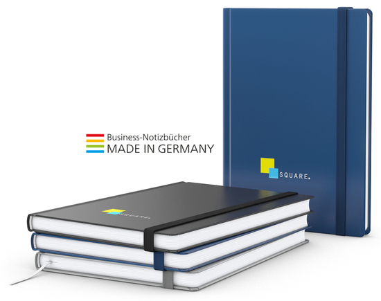 Notizbuch Easy-Book Comfort Bestseller Large, schwarz inkl. Siebdruck-Digital