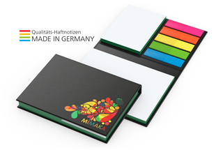 Kombi-Set London White Bestseller 4C-Quality, Bookcover matt-individuell Farbschnitt grün