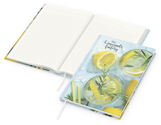 Notizbuch Note-Book A4 Natura Recycling inkl. 4C-Druck
