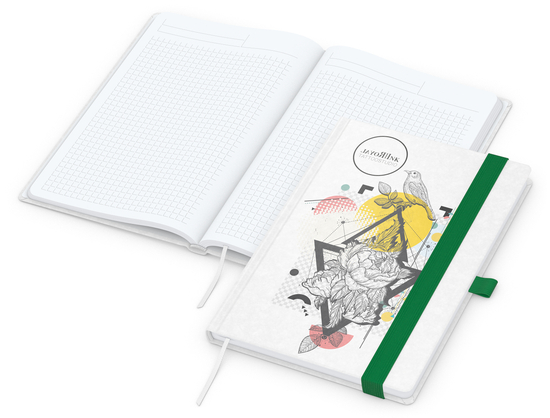 Notizbuch Match-Book White A5 Natura Bestseller