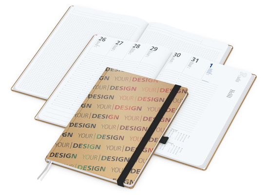 Wochenplaner Match-Hybrid White A4 Natura Bestseller