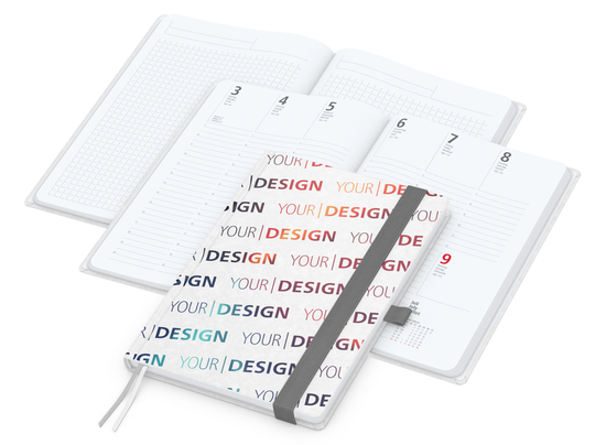 Wochenplaner Match-Hybrid White A5 Natura Bestseller