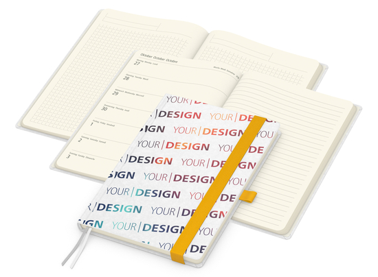 Wochenplaner Match-Hybrid Creme A5 Natura Bestseller