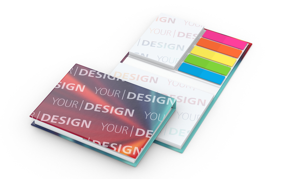 Haftnotiz-Set Brüssel Indivdiuell Bookcover Bestseller, 50/50 Blatt