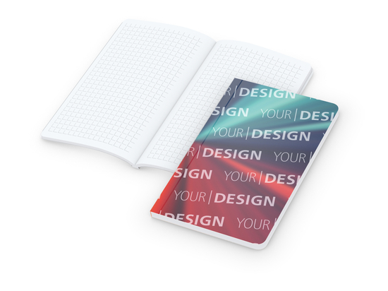 Notizbuch Copy-Book White Bestseller, Pocket, matt-individuell