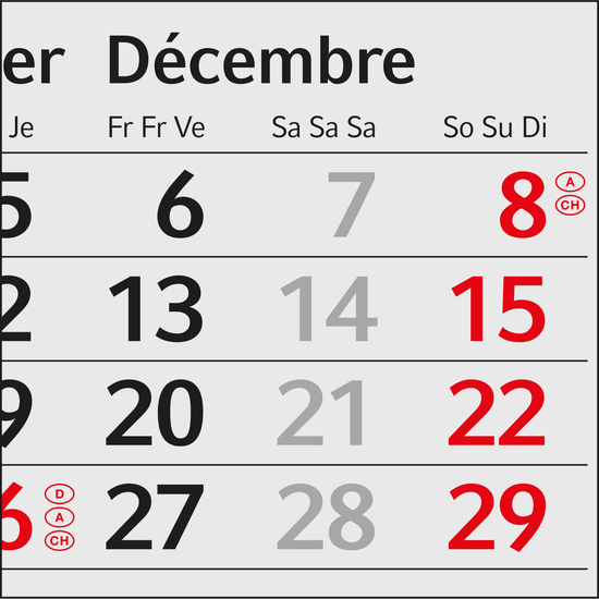 Tischkalender Mini 3 Bestseller