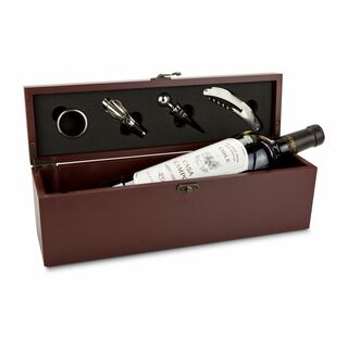 Geschenkset / Präsenteset: Weinaccessoire-Kiste 2K1555