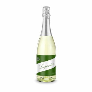 Sekt Cuvée - Flasche klar - Kapselfarbe Silber, 0,75 l 2K1905b