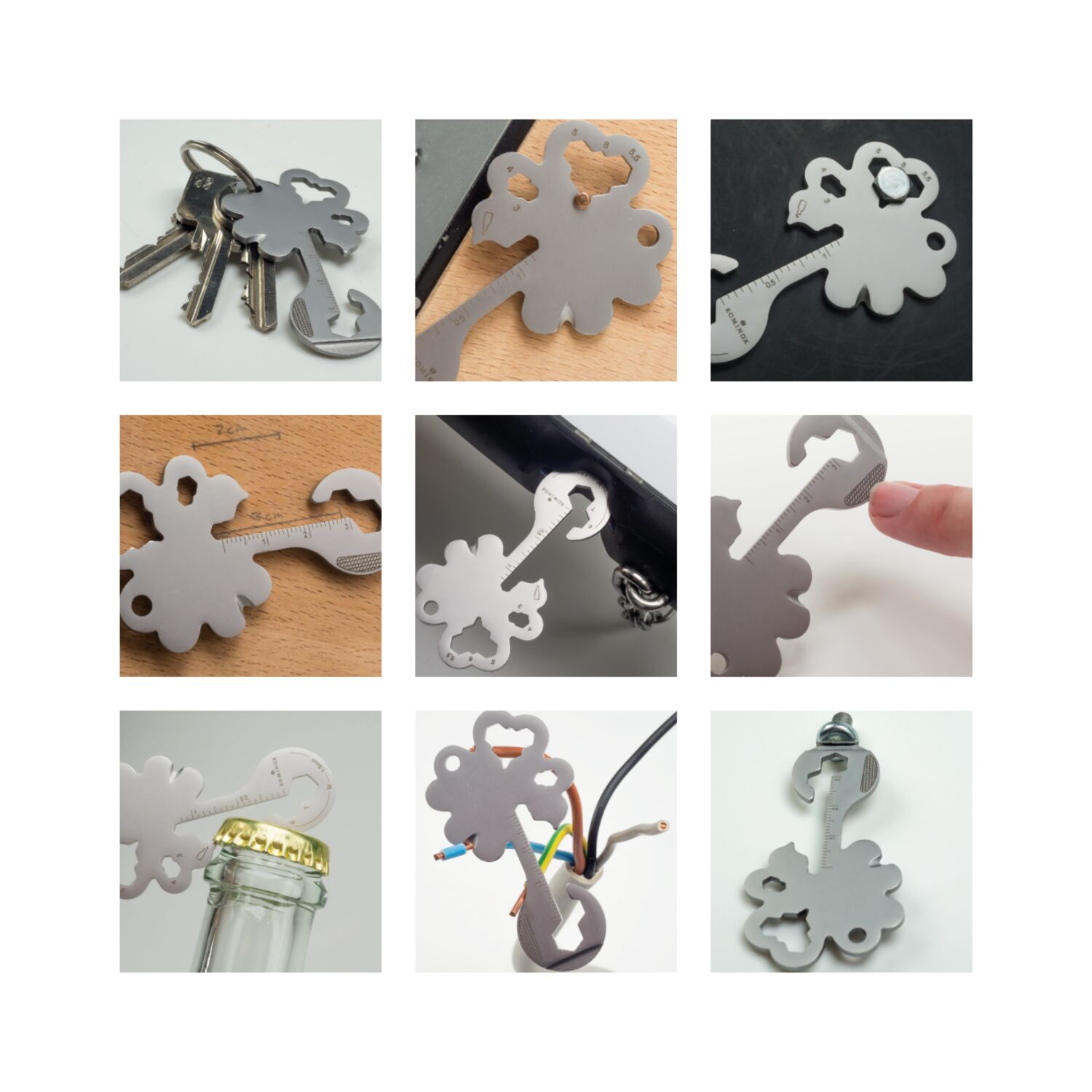 ROMINOX® Key Tool Lucky Charm (19 Funktionen) Danke 2K2103m