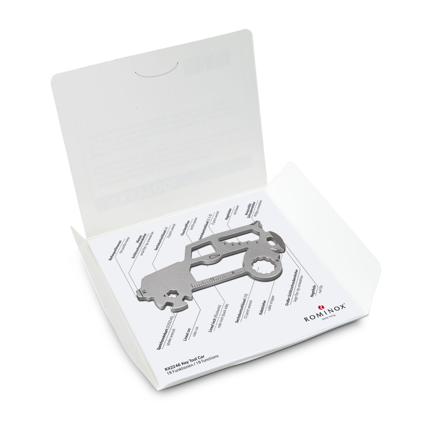 ROMINOX® Key Tool SUV (19 Funktionen) Große Helden 2K2106e