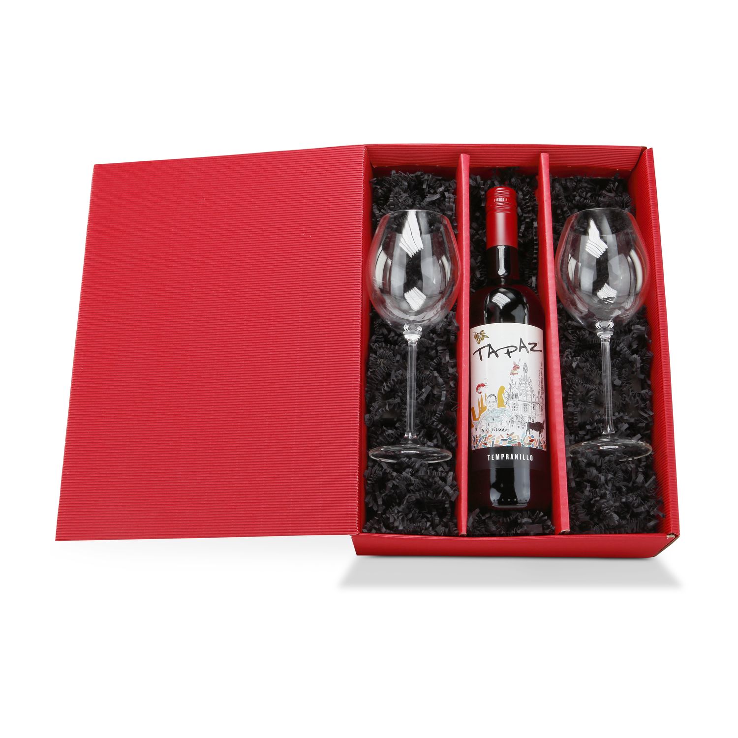 Geschenkset / Präsenteset: Rotwein für Zwei 2K2133