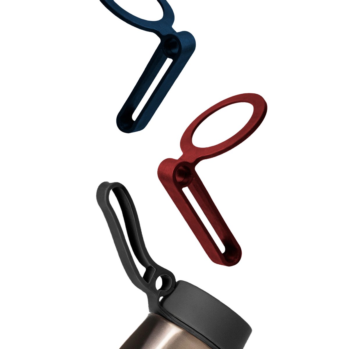 doppelwandige Edelstahlflasche mit Griff , customized