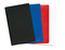 Taschenkalender "Status" im Format 9,5 x 16 cm, Kalendarium Grau/Blau, 32 Seiten gebunden + 16 Seiten ABC-Heft, eingesteckt in PVC-Hülle weiß
