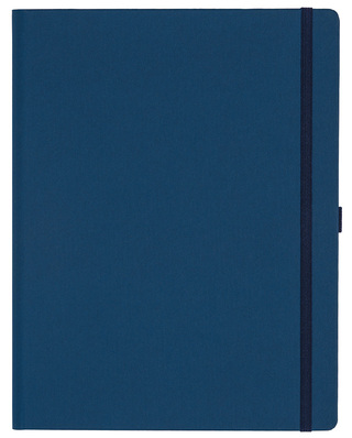 Notizbuch Style Large im Format 19x25cm, Inhalt blanco, Einband Fancy in der Farbe Royal Blue