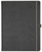 Notizbuch Style Large im Format 19x25cm, Inhalt blanco, Einband Slinky in der Farbe Dark Grey