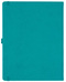 Notizbuch Style Large im Format 19x25cm, Inhalt blanco, Einband Slinky in der Farbe Turquoise