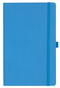 Notizbuch Style Medium im Format 13x21cm, Inhalt blanco, Einband Fancy in der Farbe China Blue