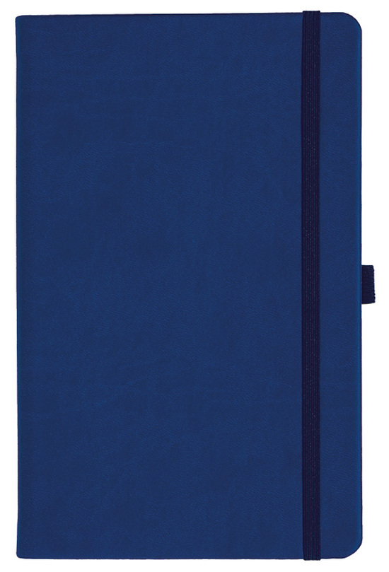 Notizbuch Style Medium im Format 13x21cm, Inhalt blanco, Einband Slinky in der Farbe Ultramarine