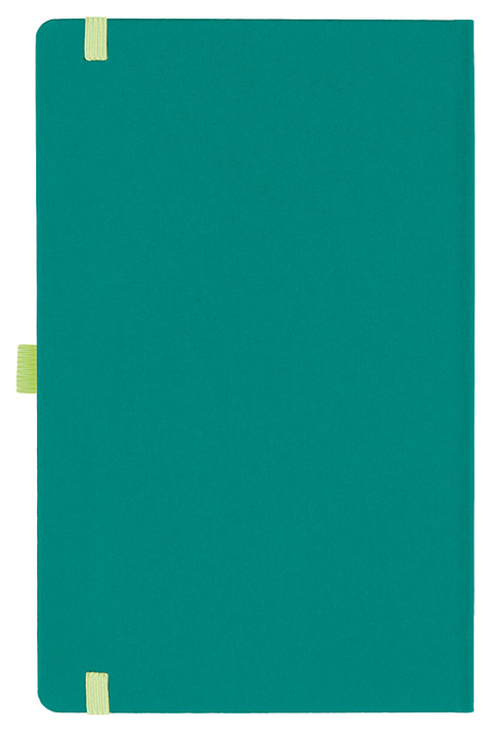 Notizbuch Style Medium im Format 13x21cm, Inhalt kariert, Einband Fancy in der Farbe Laguna