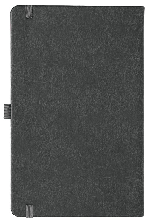 Notizbuch Style Medium im Format 13x21cm, Inhalt liniert, Einband Slinky in der Farbe Dark Grey