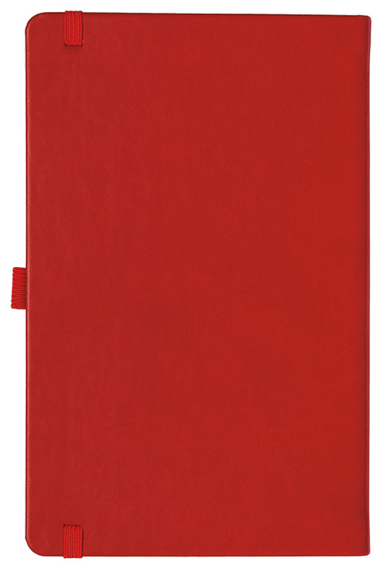 Notizbuch Style Medium im Format 13x21cm, Inhalt liniert, Einband Slinky in der Farbe Scarlet