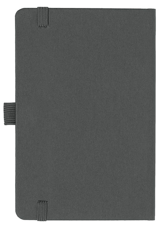 Notizbuch Style Small im Format 9x14cm, Inhalt blanco, Einband Fancy in der Farbe Graphite
