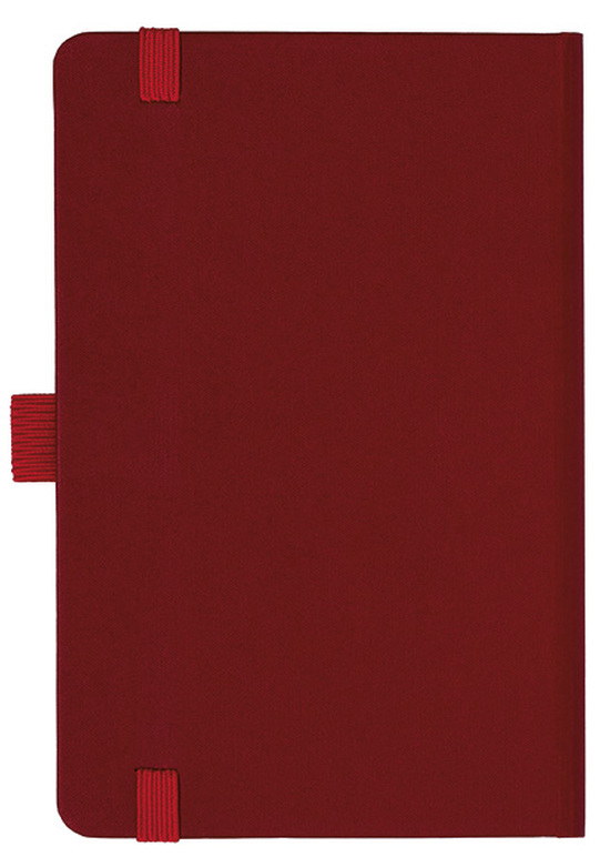 Notizbuch Style Small im Format 9x14cm, Inhalt blanco, Einband Fancy in der Farbe Ruby Red