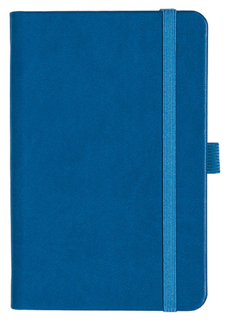 Notizbuch Style Small im Format 9x14cm, Inhalt blanco, Einband Slinky in der Farbe Azure