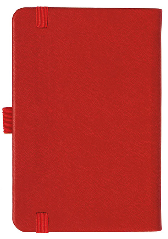 Notizbuch Style Small im Format 9x14cm, Inhalt blanco, Einband Slinky in der Farbe Scarlet