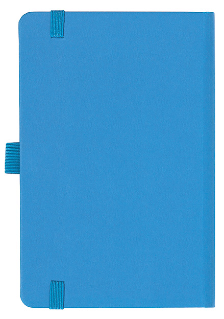 Notizbuch Style Small im Format 9x14cm, Inhalt kariert, Einband Fancy in der Farbe China Blue