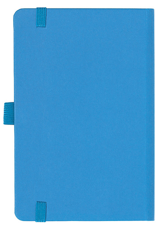 Notizbuch Style Small im Format 9x14cm, Inhalt liniert, Einband Fancy in der Farbe China Blue
